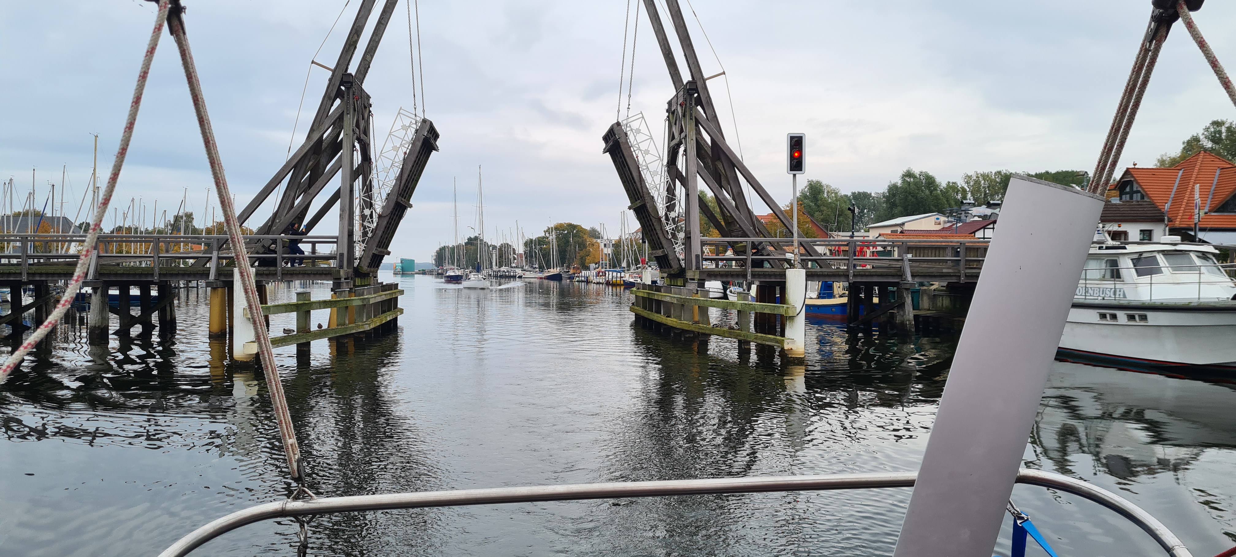 Historische Zugbrücke von Wieck