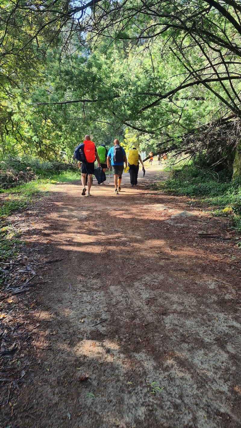 Pilger auf dem Jakobsweg