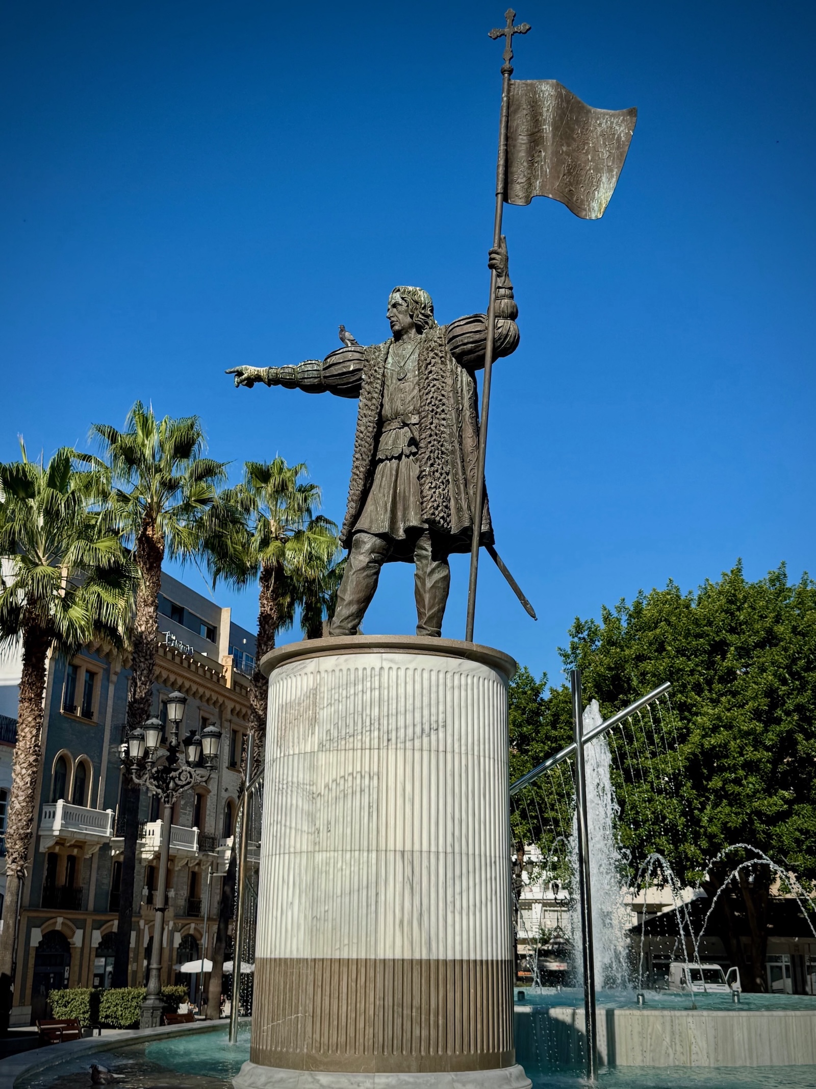 Christoph Kolumbus Denkmal in Huelva