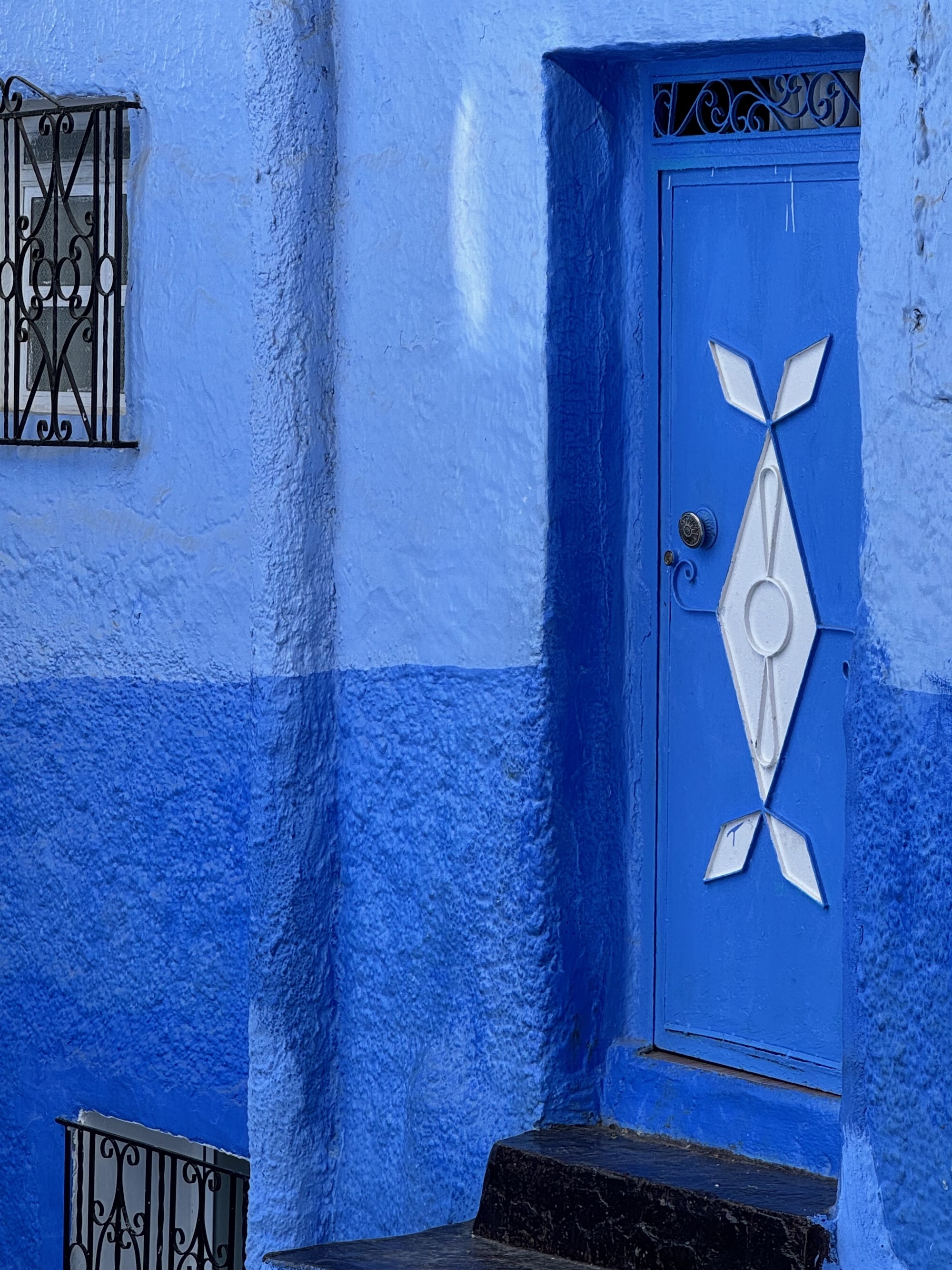 Blaue Ecken und Winkel