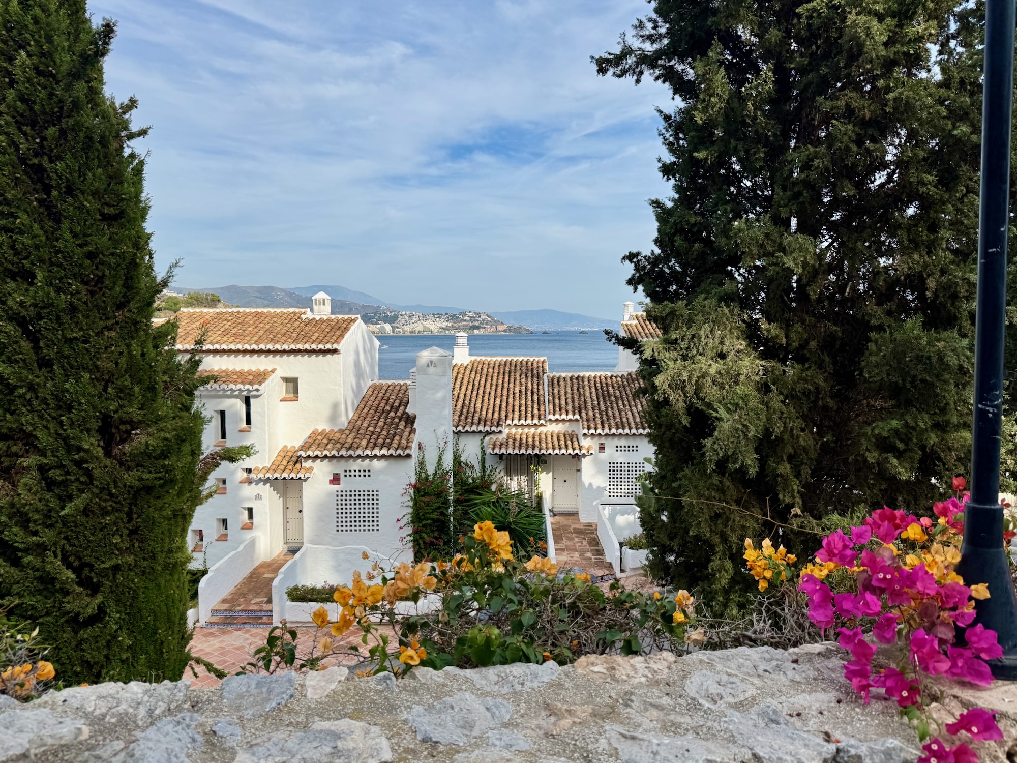Blick vom Urlauberdorf