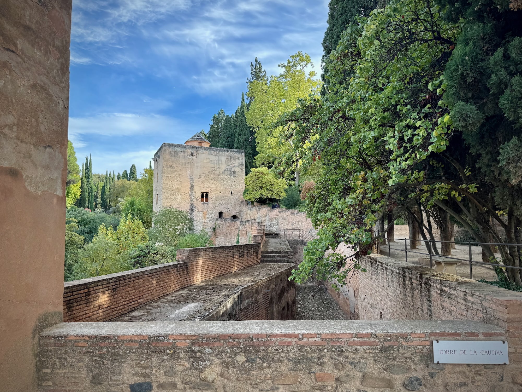 Alhambra - Alcazaba, Weg der Türme