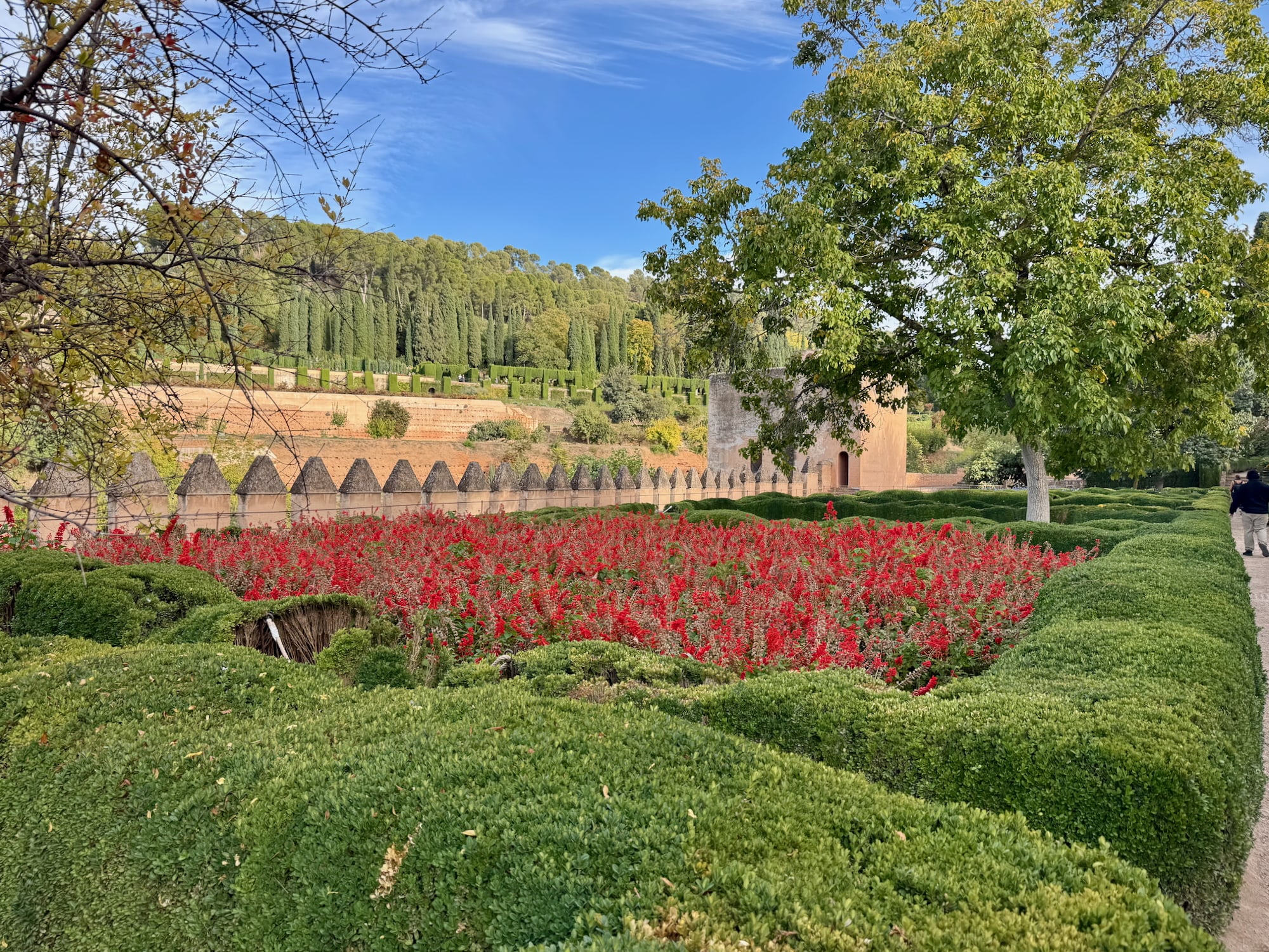 Alhambra - Generalife Flammen im Grün
