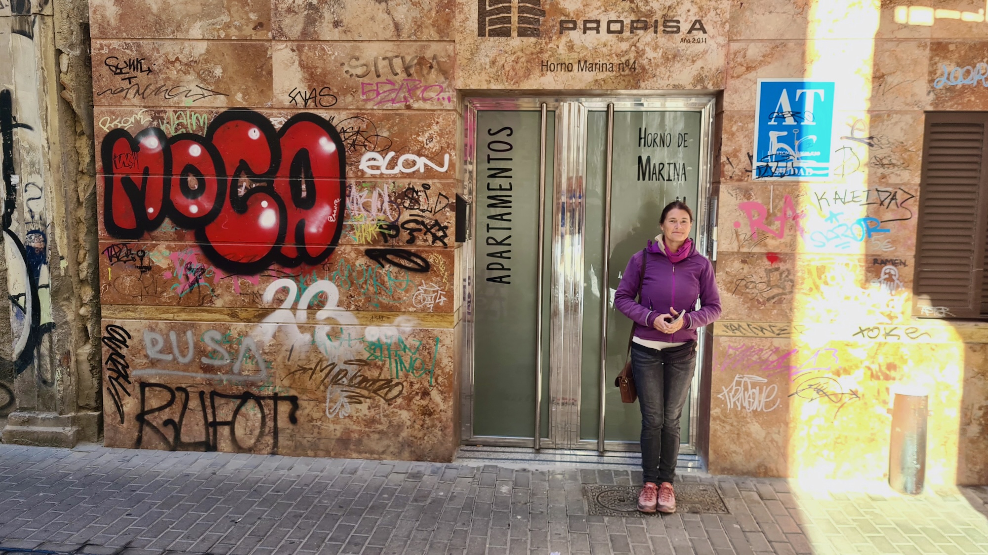 Granada - Eingang zur Ferienwohnung