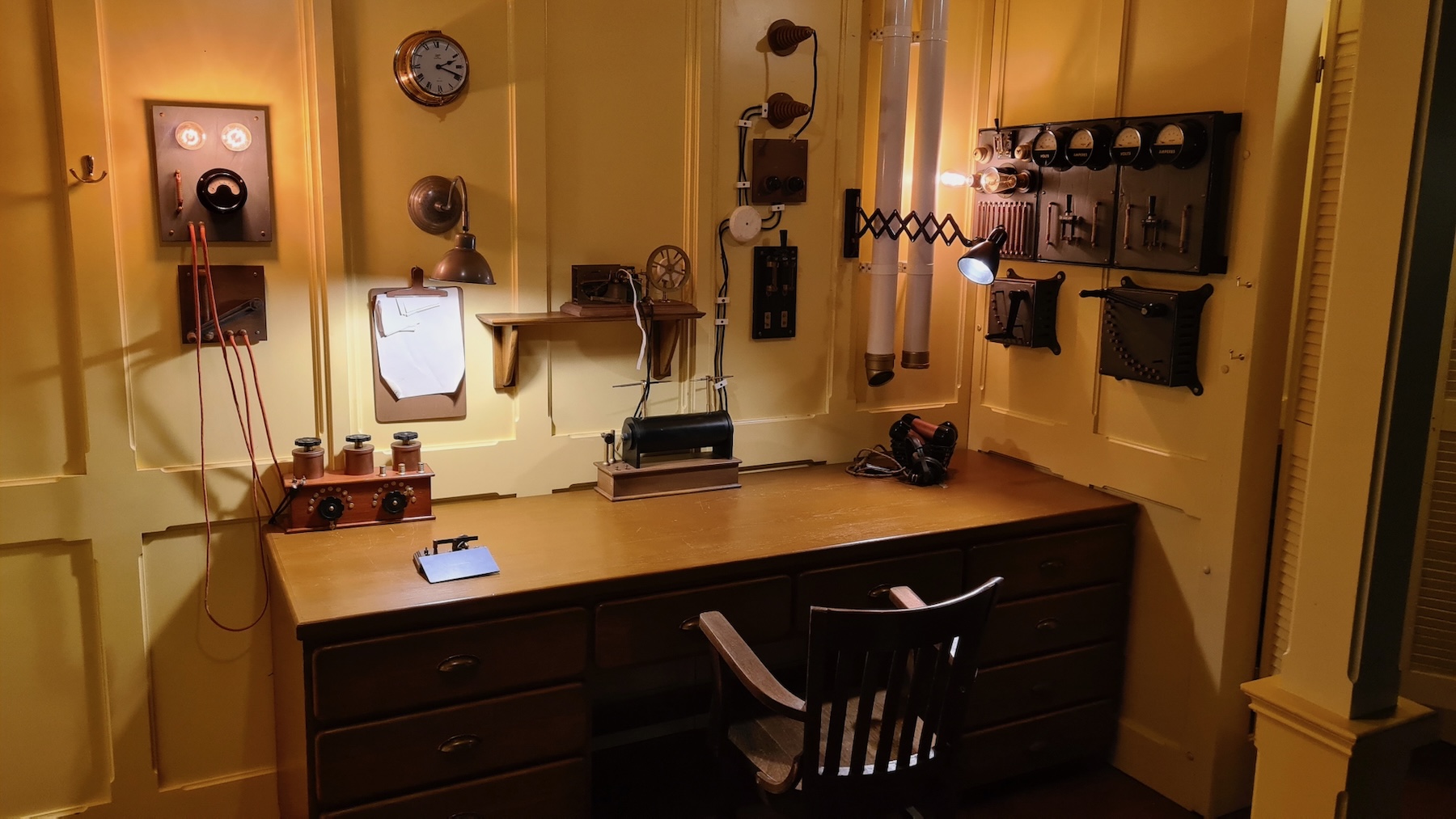 Model der Titanic Funkraum