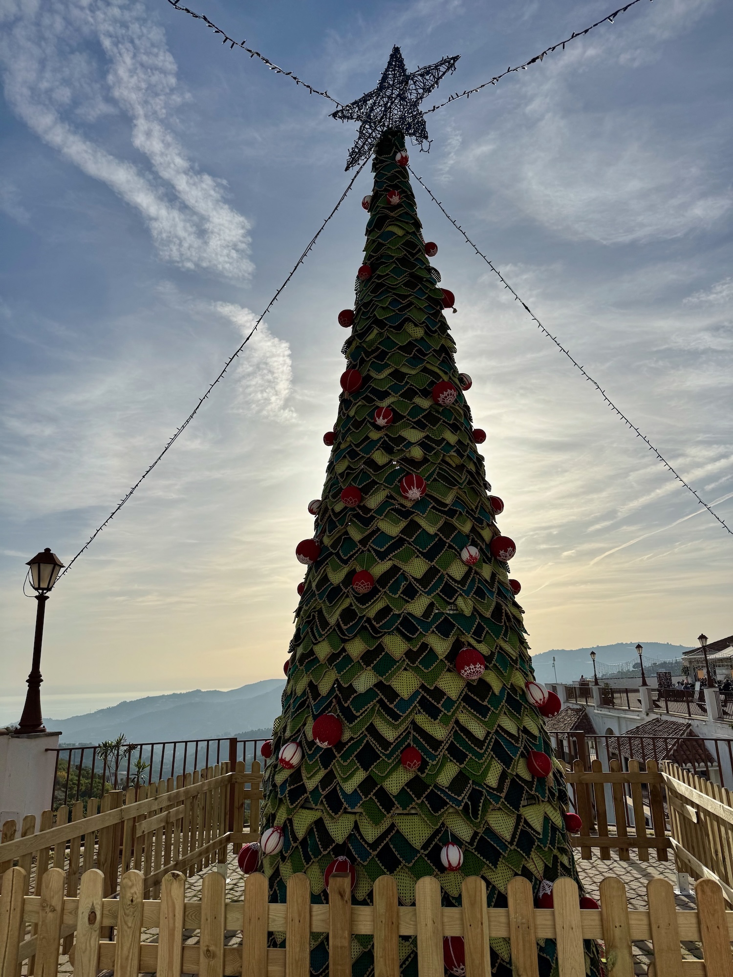 Weihnachtsbaum mit Meerblick