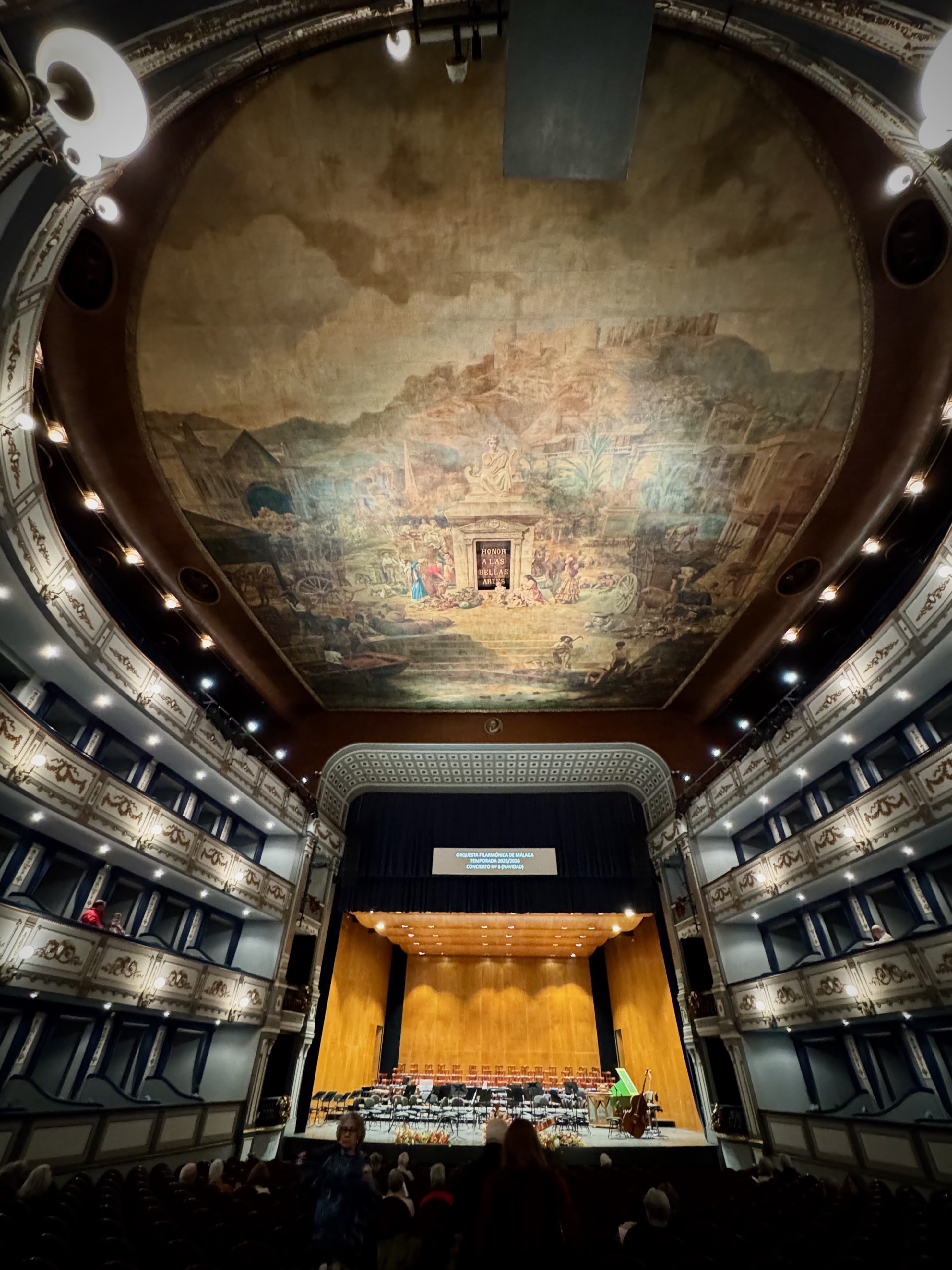 Im Theater in Malaga