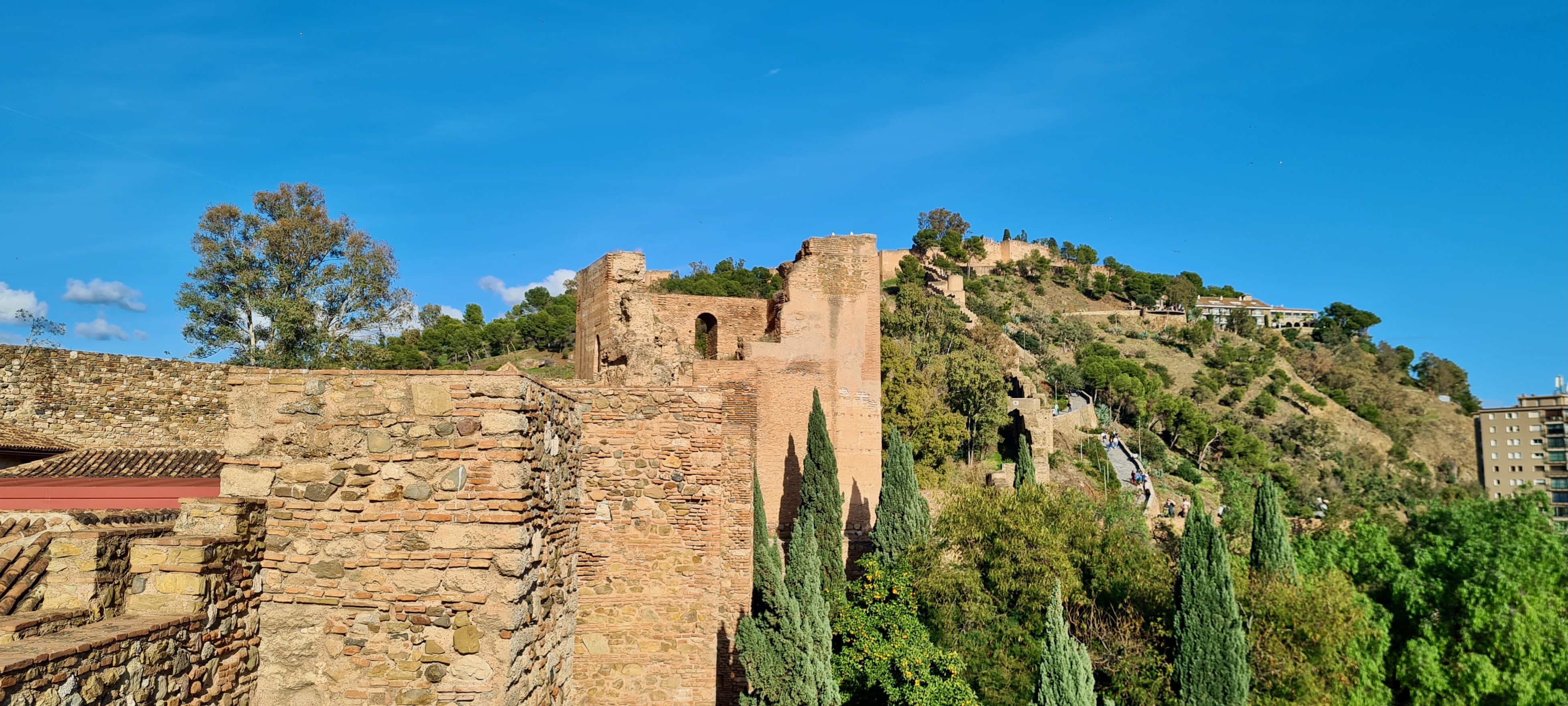 Malaga auf der Festung