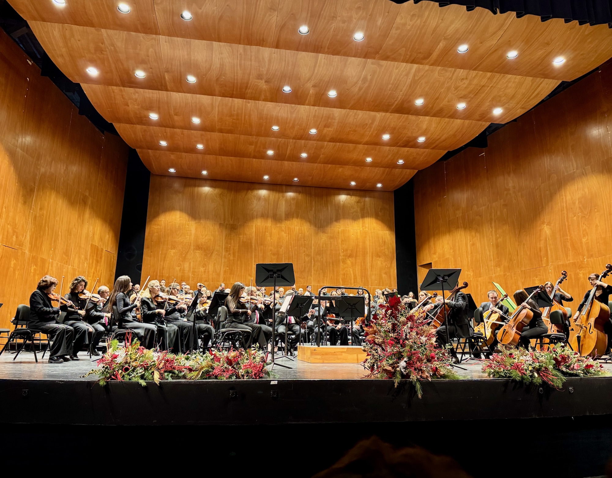 Orchester stimmt sich ein