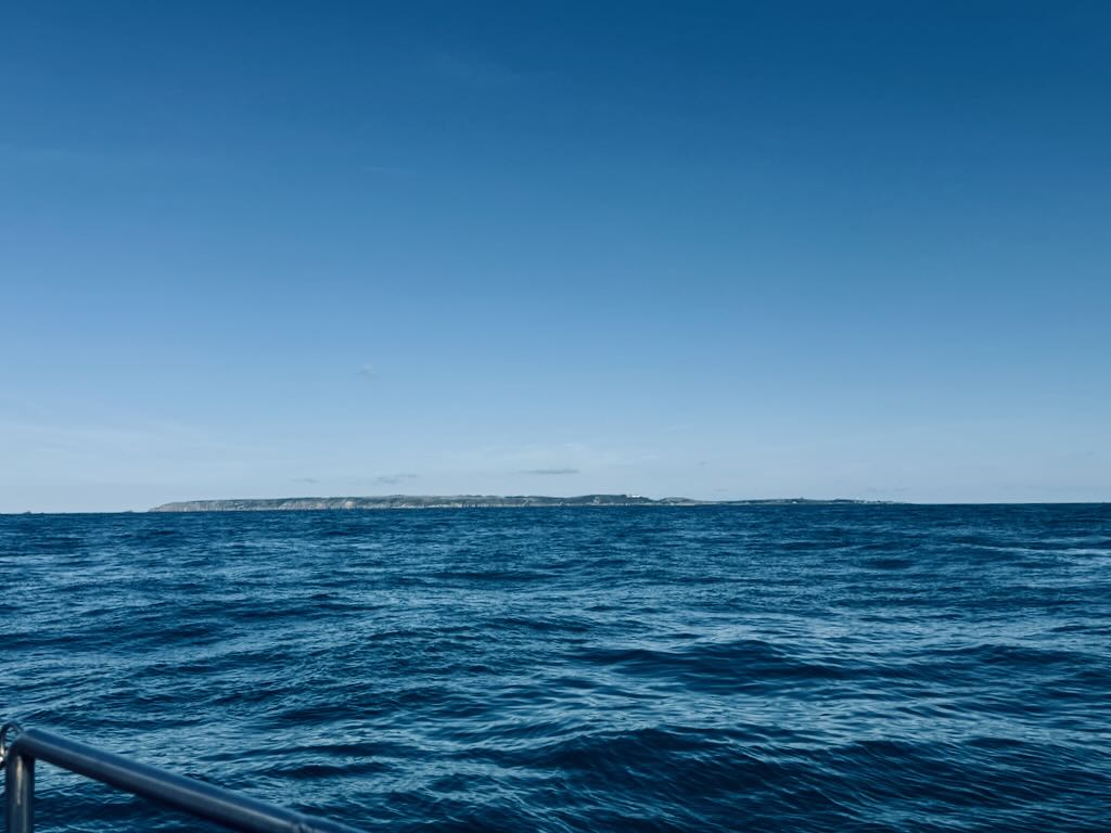 Kabbelige See im Alderney Race