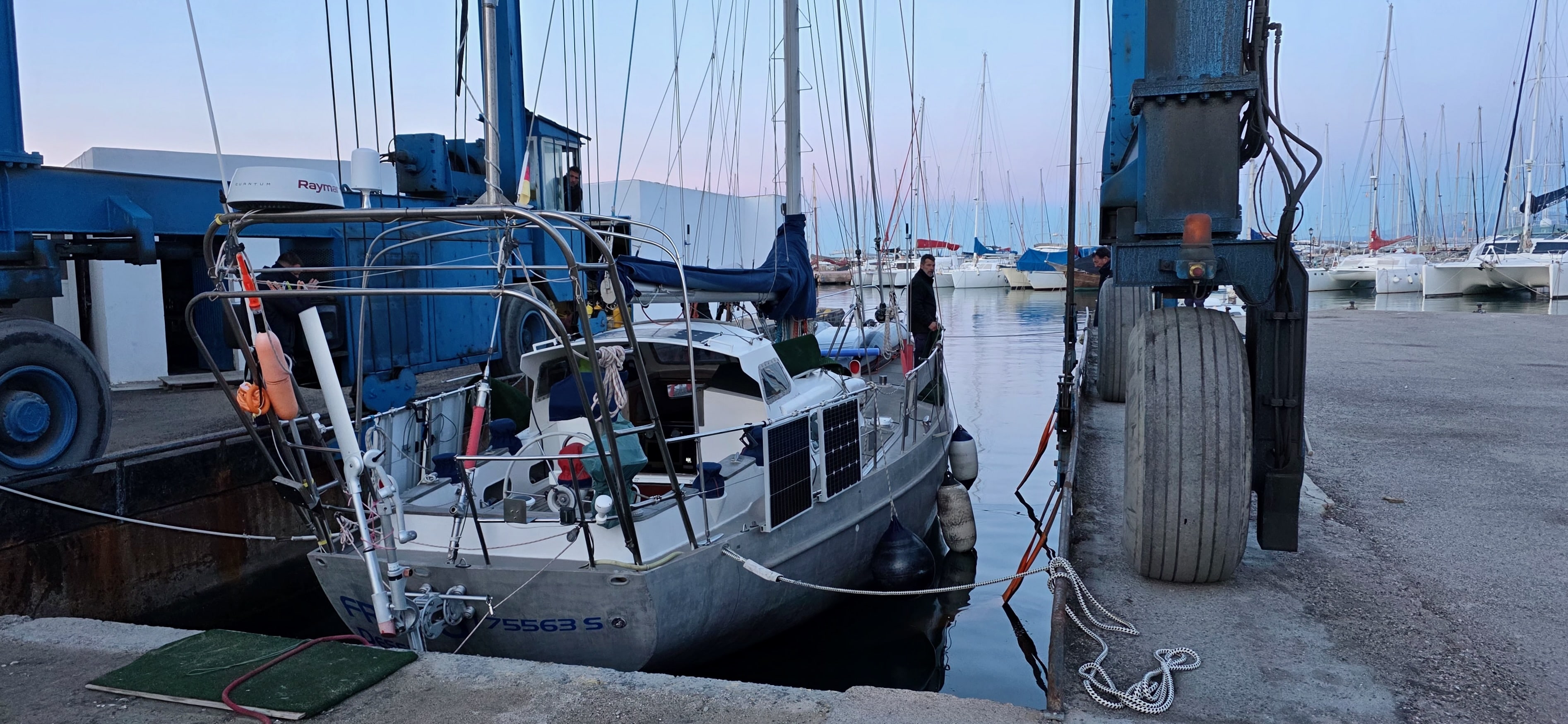 Ankunft am frühen Morgen zur Kranung