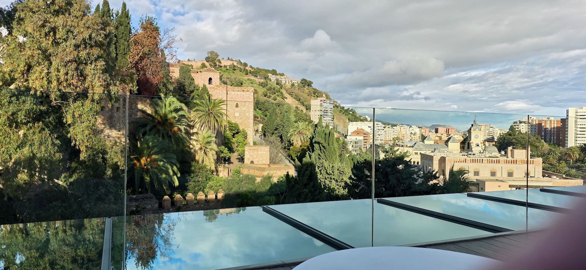 Abschiedsblick von der Museumsterrasse