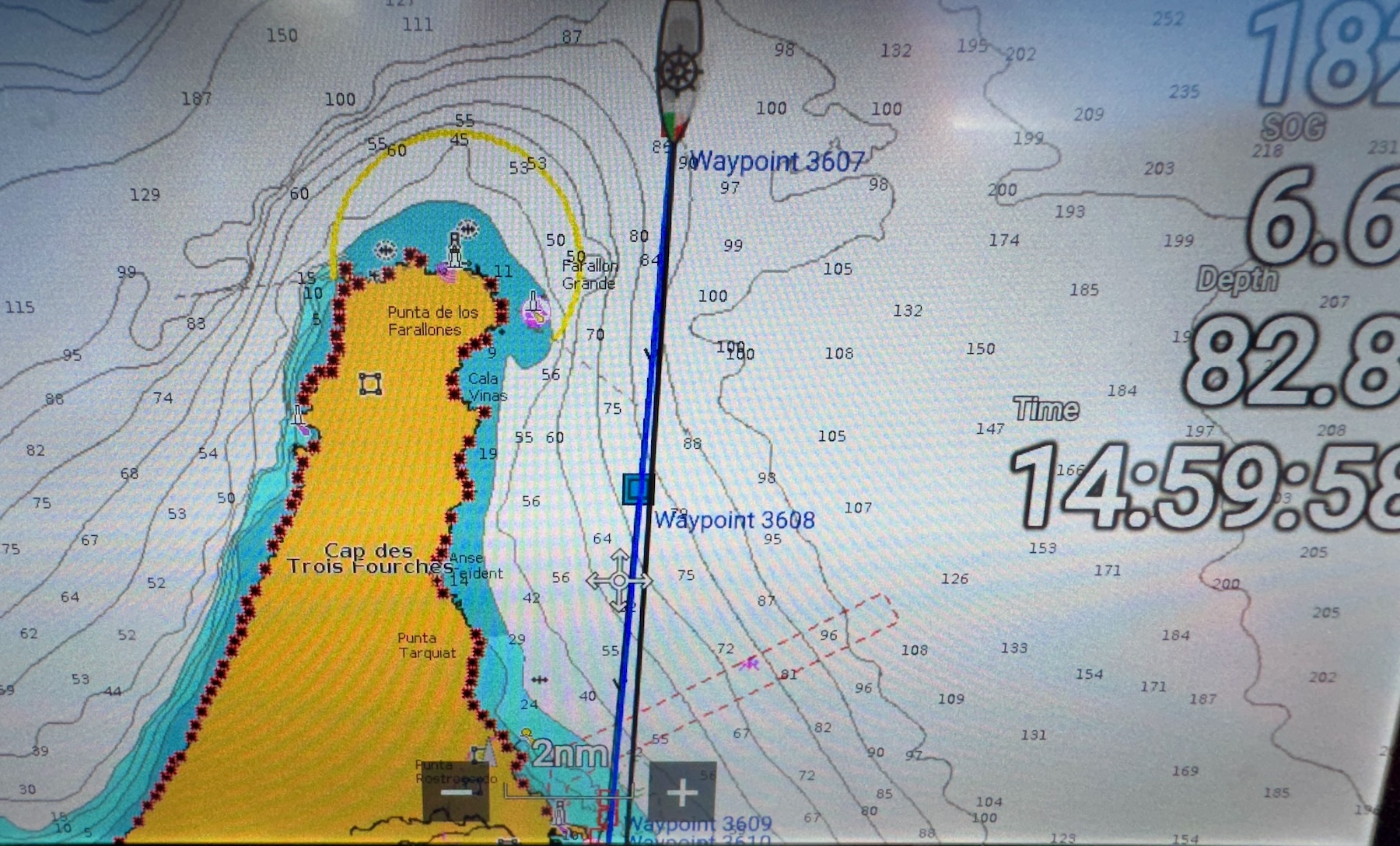 Blick auf den Plotter