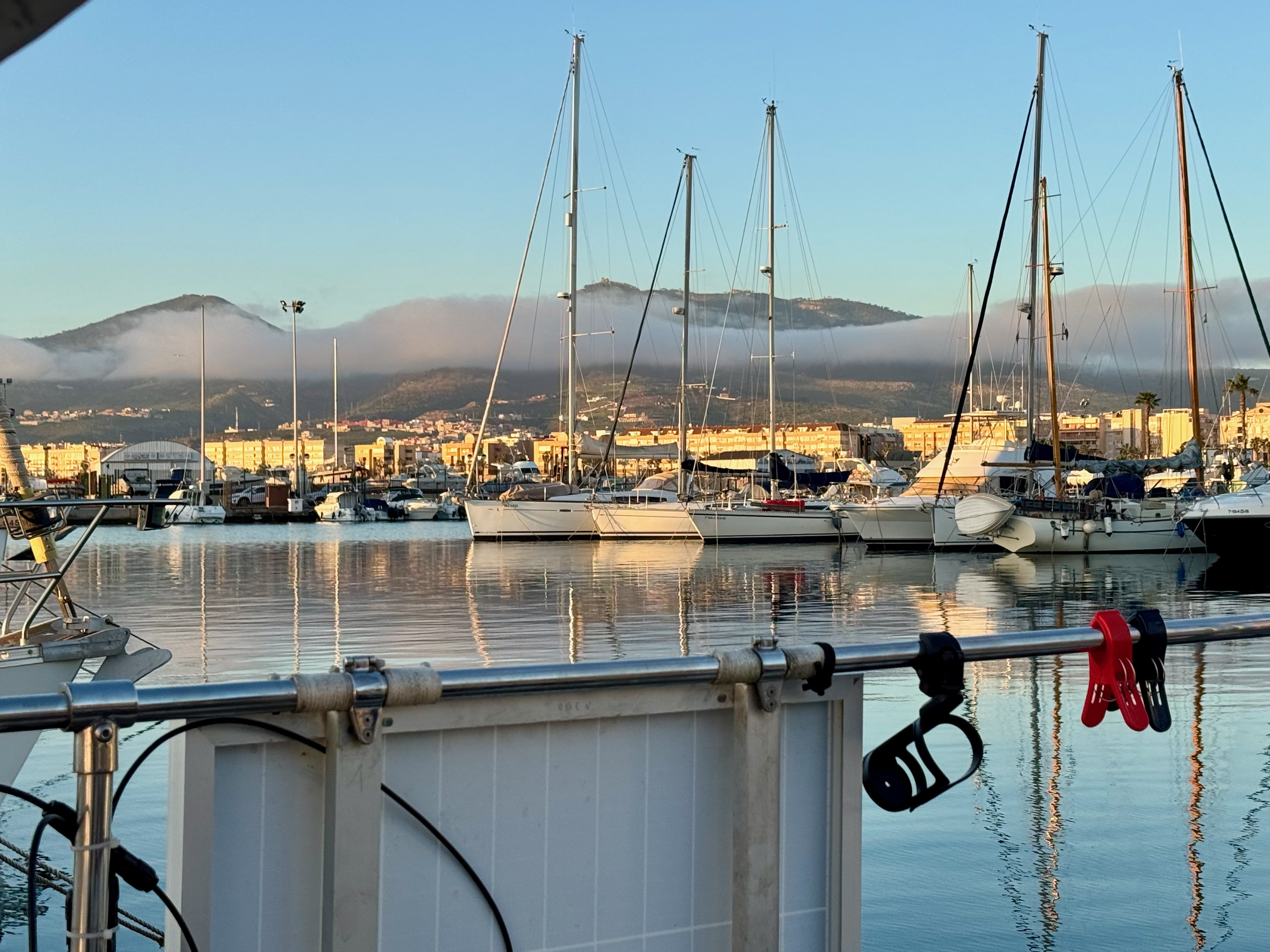 Melilla Marina morgens