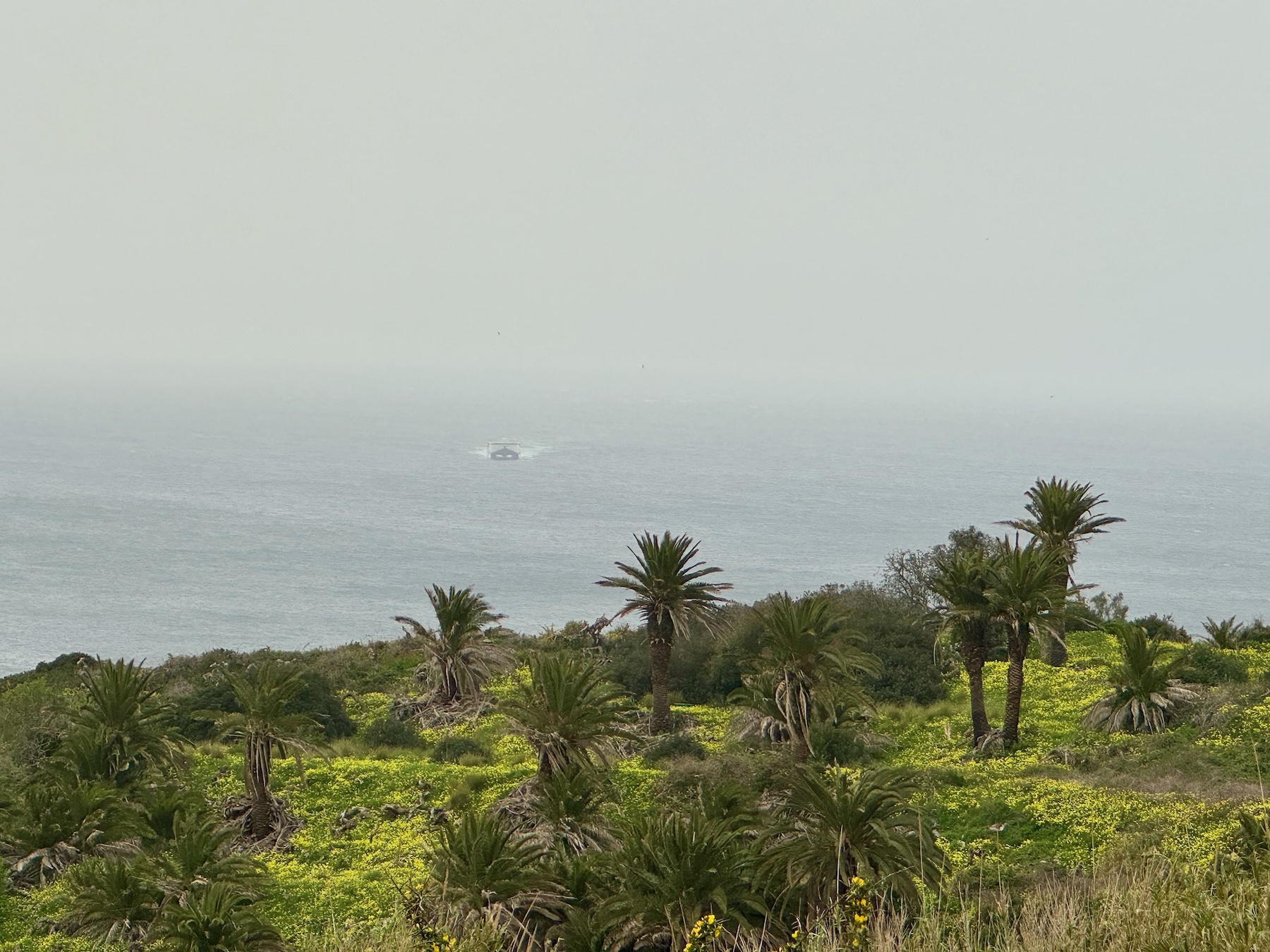 Blick Richtung Festland Spanien
