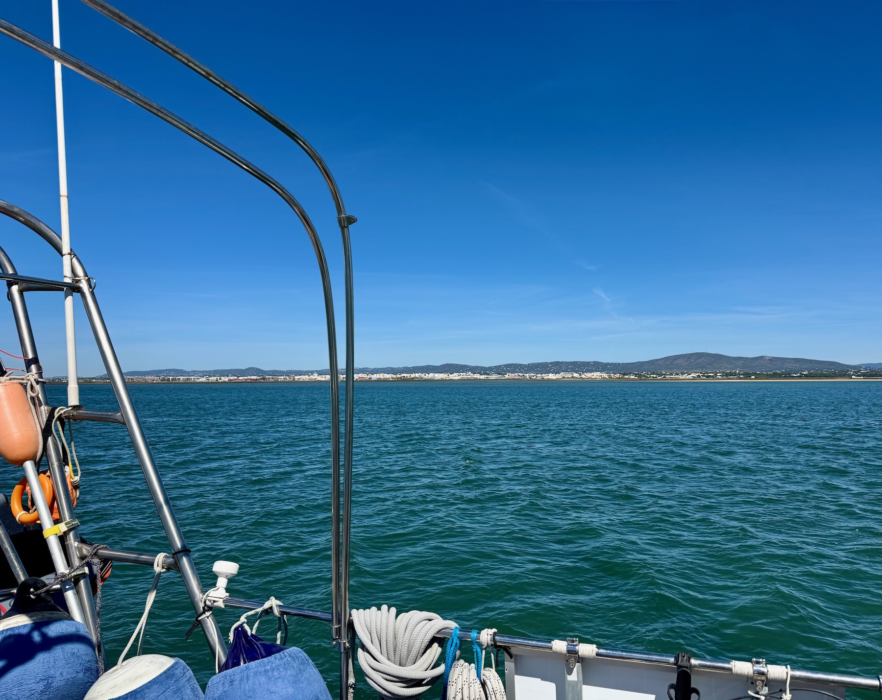 Blick rüber nach Olhao