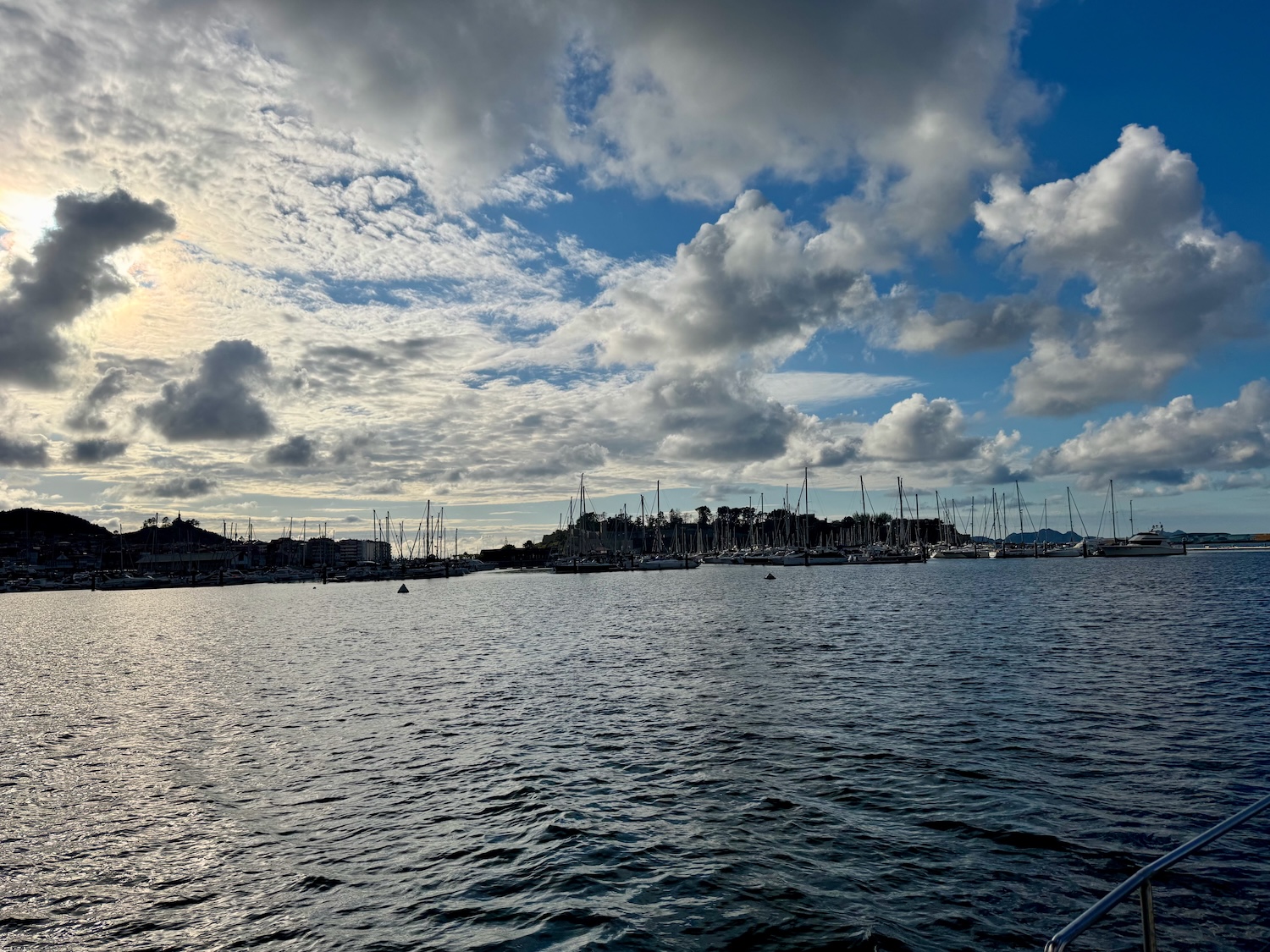 Vor Anker Marina Baiona