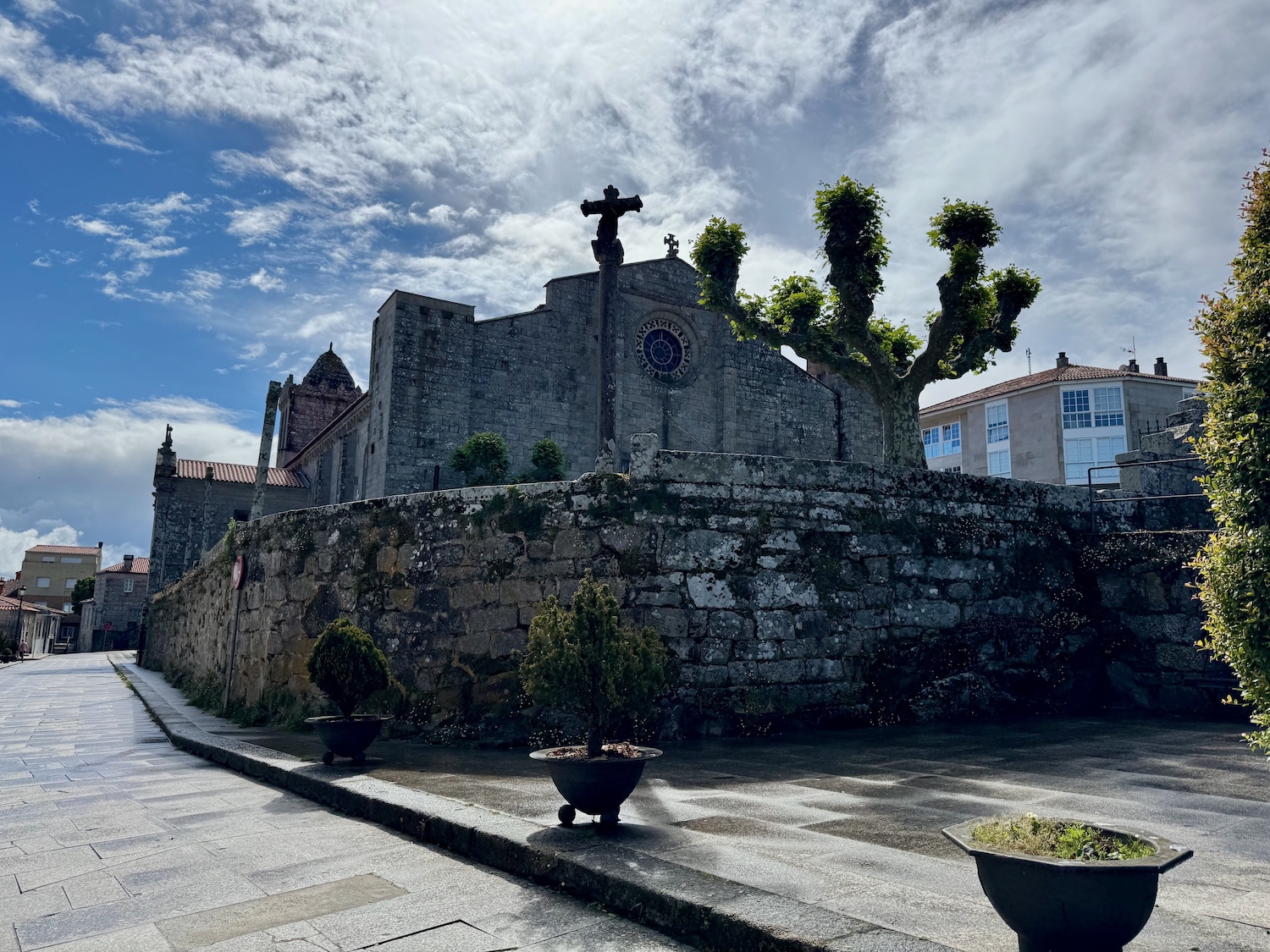 Nach dem Regen in Baiona