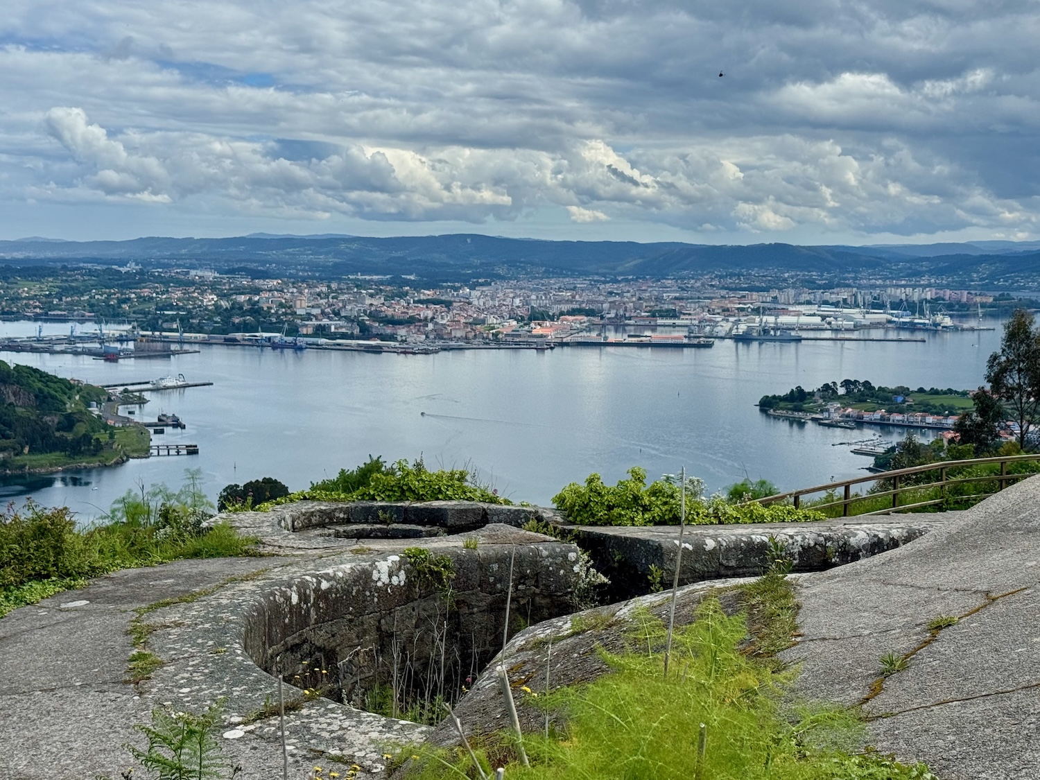Dort unten ist Ferrol