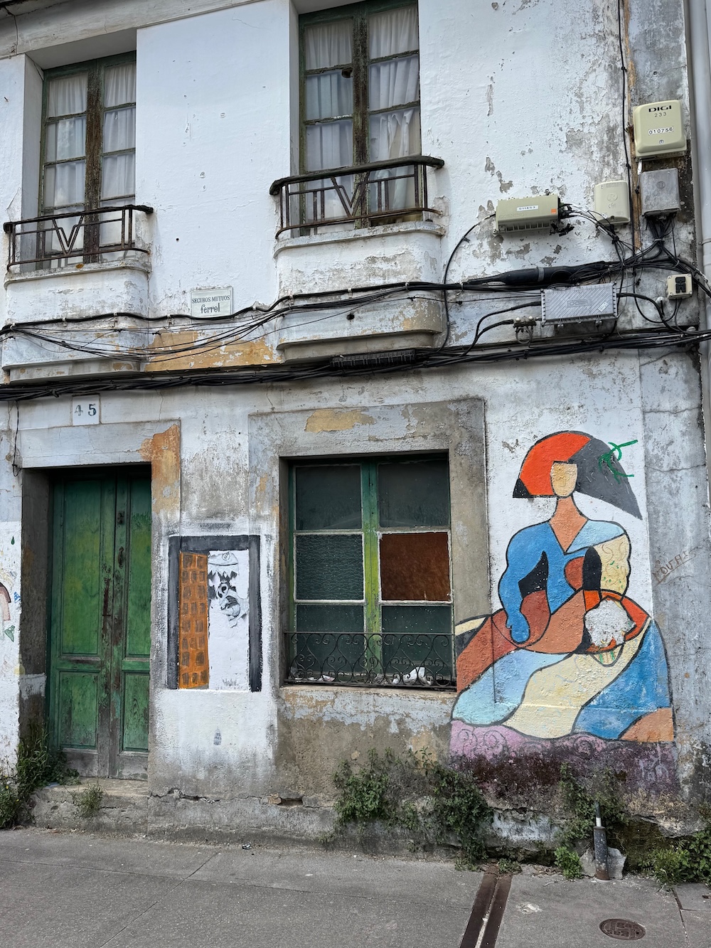Im Canido Viertel Altes Haus und Menina