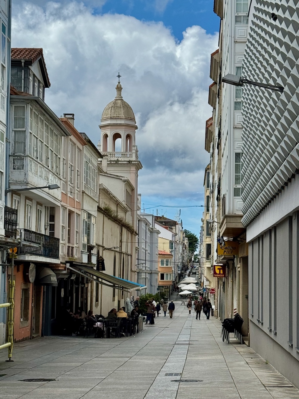 Strassenzug in Ferrol