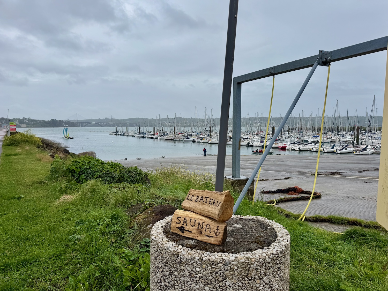 Marina du Moulin Blanc Saunaschild