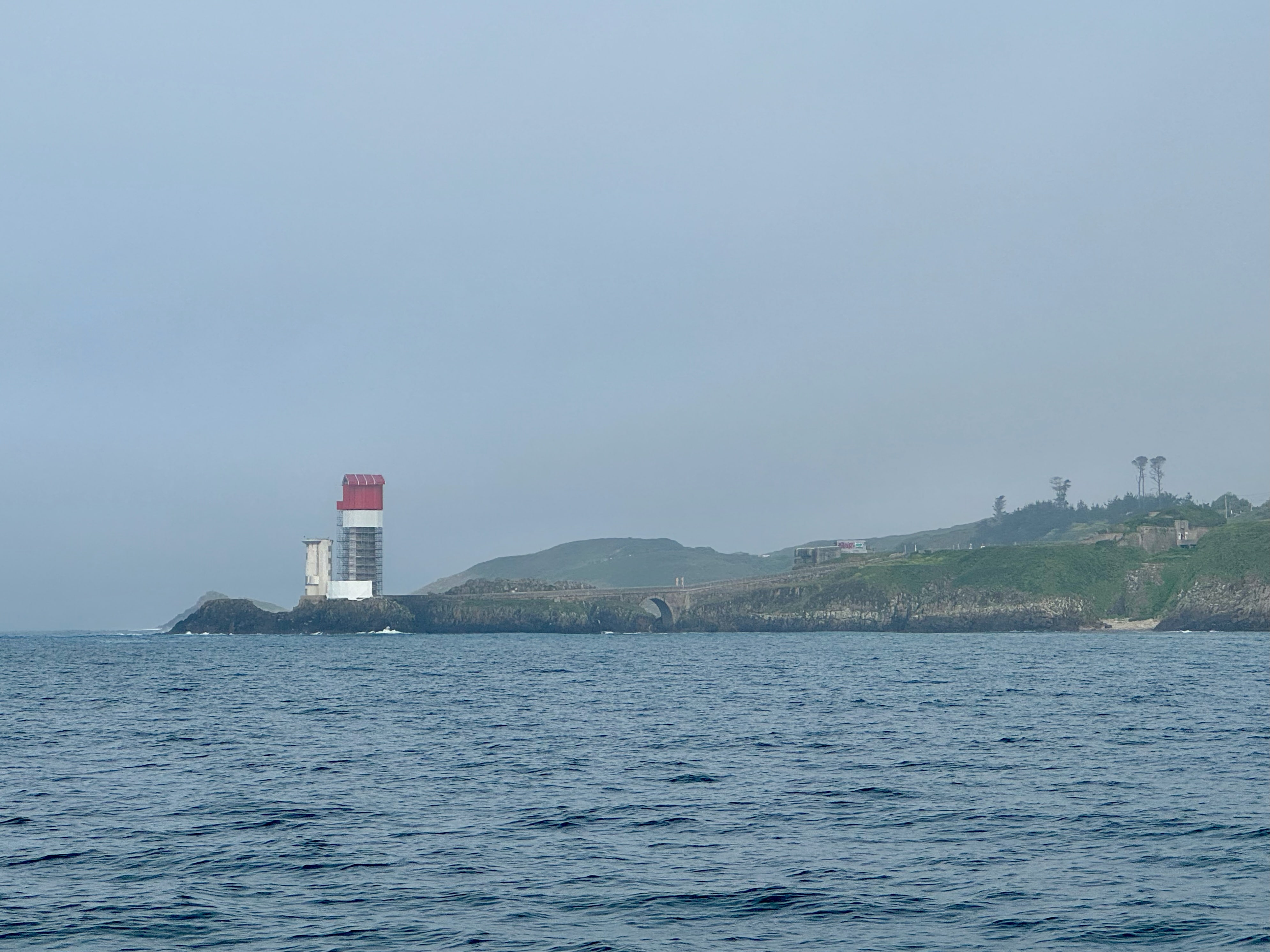 Rade de Brest Ausfahrt Richtung Norden