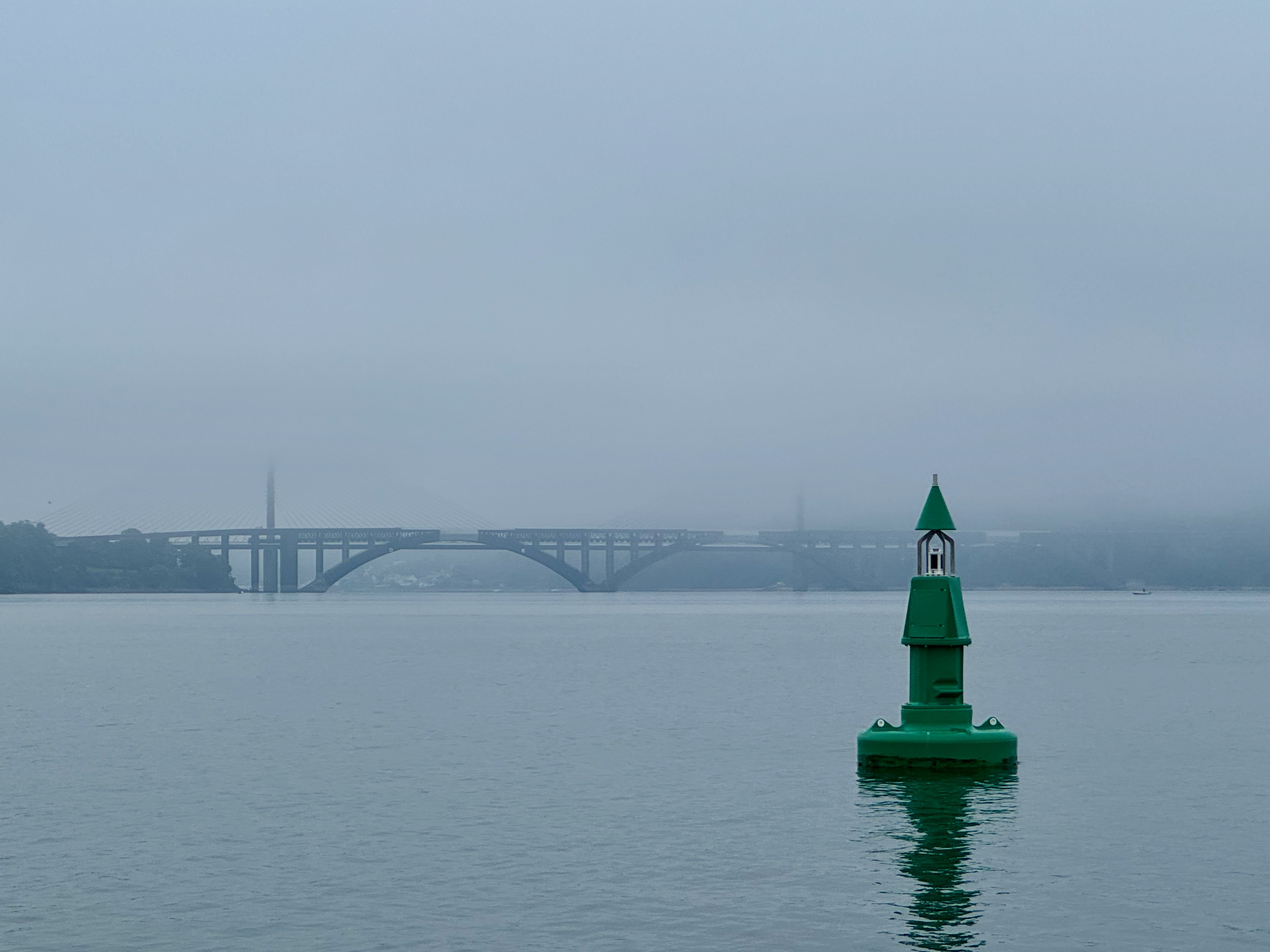 Weiterfahrt nach L'Aber Wrack - Blick auf Brücke